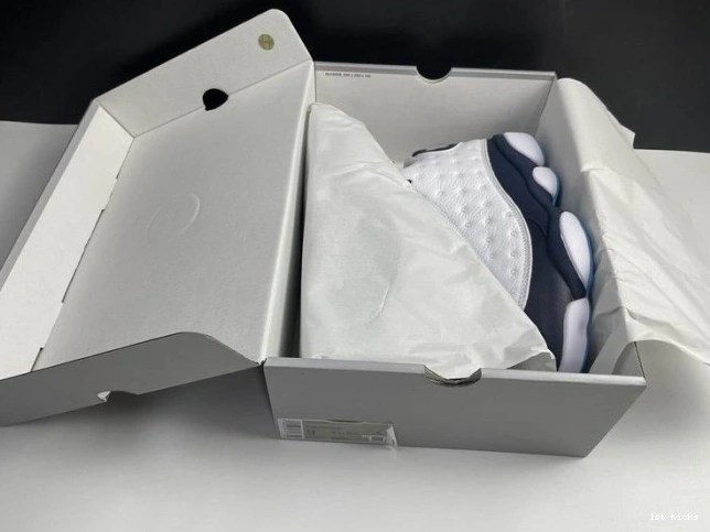 1st Kicks 690 Air Comfortable Powder Jordan Blue 13 Dark 414571- 1121